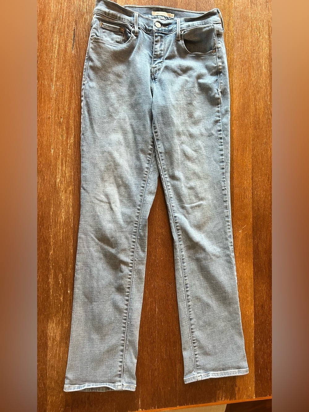 Levi’s 505 Straight Leg Jeans Women’s Size 6 Light Wash Denim